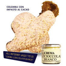 Carica l&#39;immagine nel visualizzatore di Gallery, Colomba Cocco Bello + crema di cioccolato bianco da spalmare

