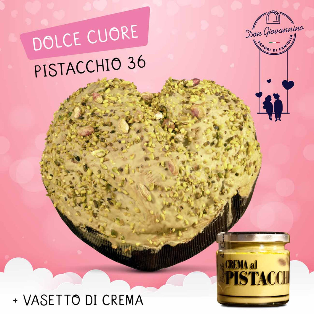 Dolce Cuore - PISTACCHIO 36 + crema al pistacchio 36% da spalmare